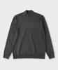 PANICALE Charcoal Viscose Blend Mock Neck Knit