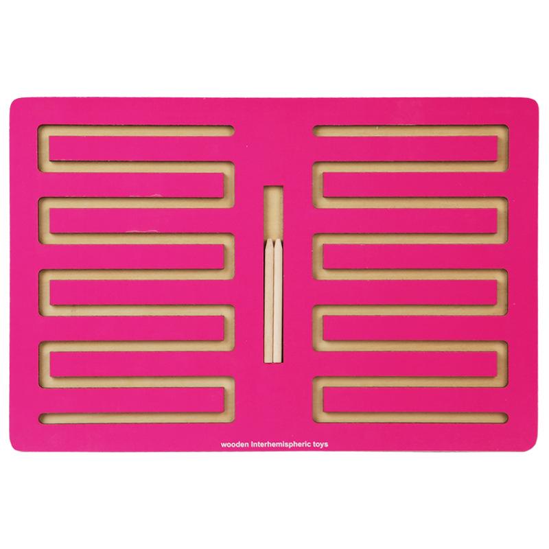 Wooden XO Tic-Tac-Toe: Kids' Educational Logic Training Game for Two Players