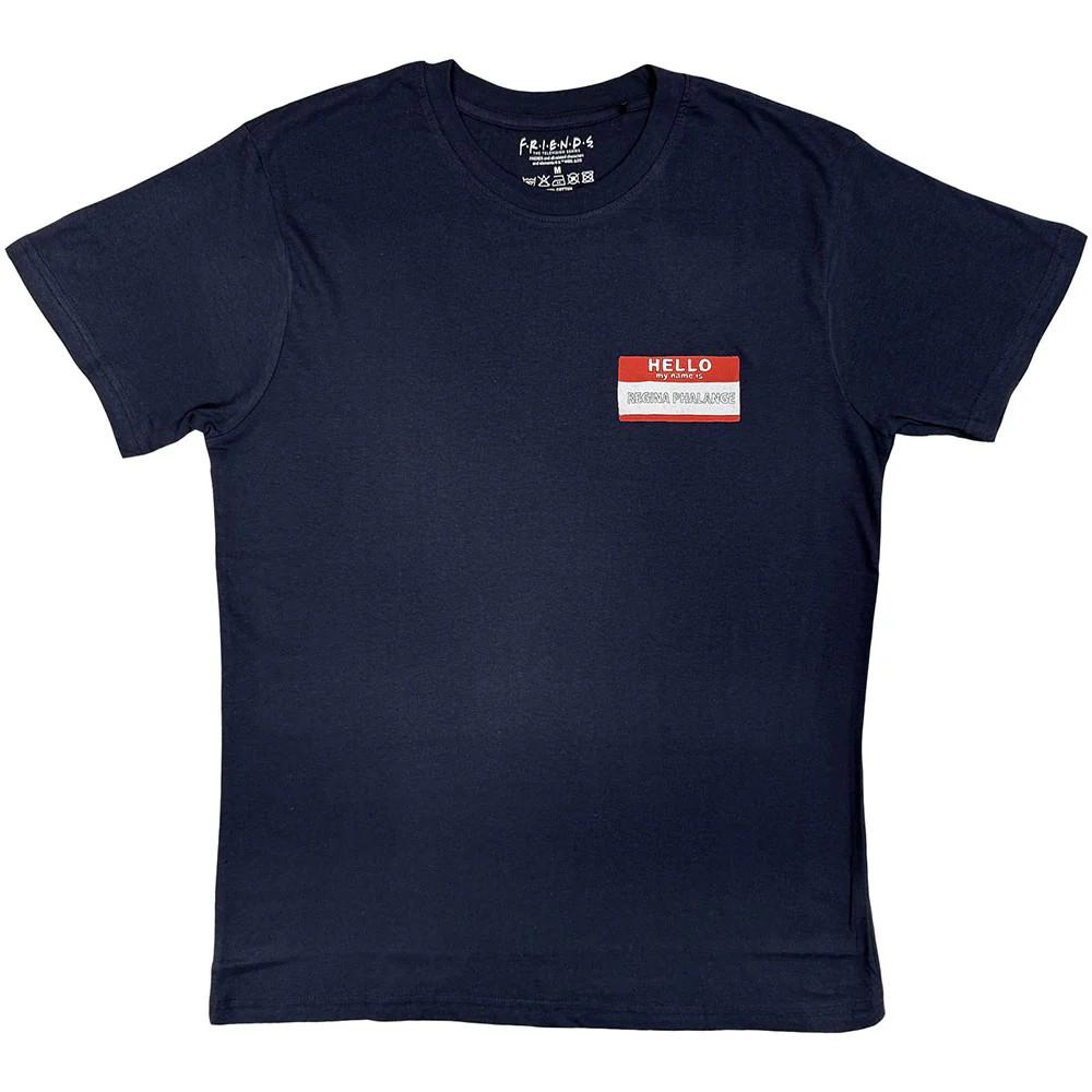 Friends T-Shirt: Regina Hello (Navy Blue) OFFICIAL NEW S