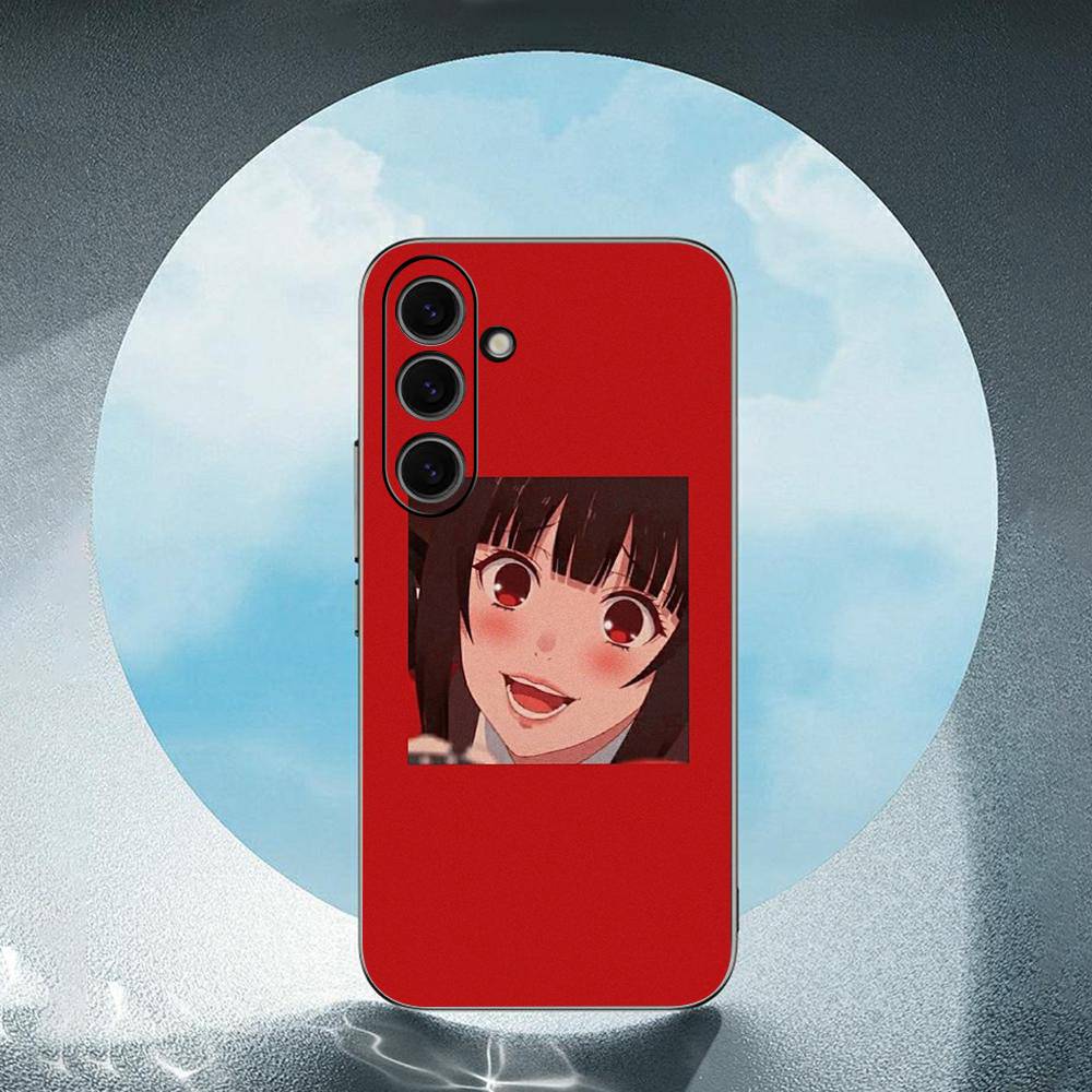 Cute Cartoon Anime Girl Luxury For Samsung Galaxy S23 S24 S25 Ultra S22 Plus S21 Black Soft Case Waterproof Soft Case