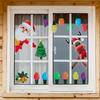 Christmas Decorations Car Magnetic Reflective Sticker Refrigerator Magnets Light Bulb decal New Year 2025 Xmas home decor gifts