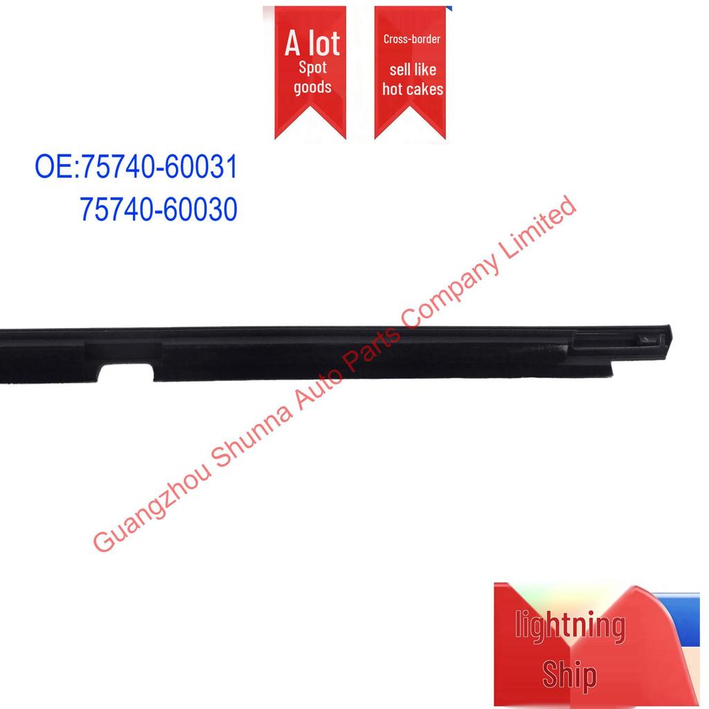 Toyota Land Cruiser 100 Rear Left Door Glass Weatherstrip 75740-60031/60030