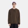 Fear of God Essentials Col rond Gris chiné Bois Hommes Hauts Marron 192SU244682F