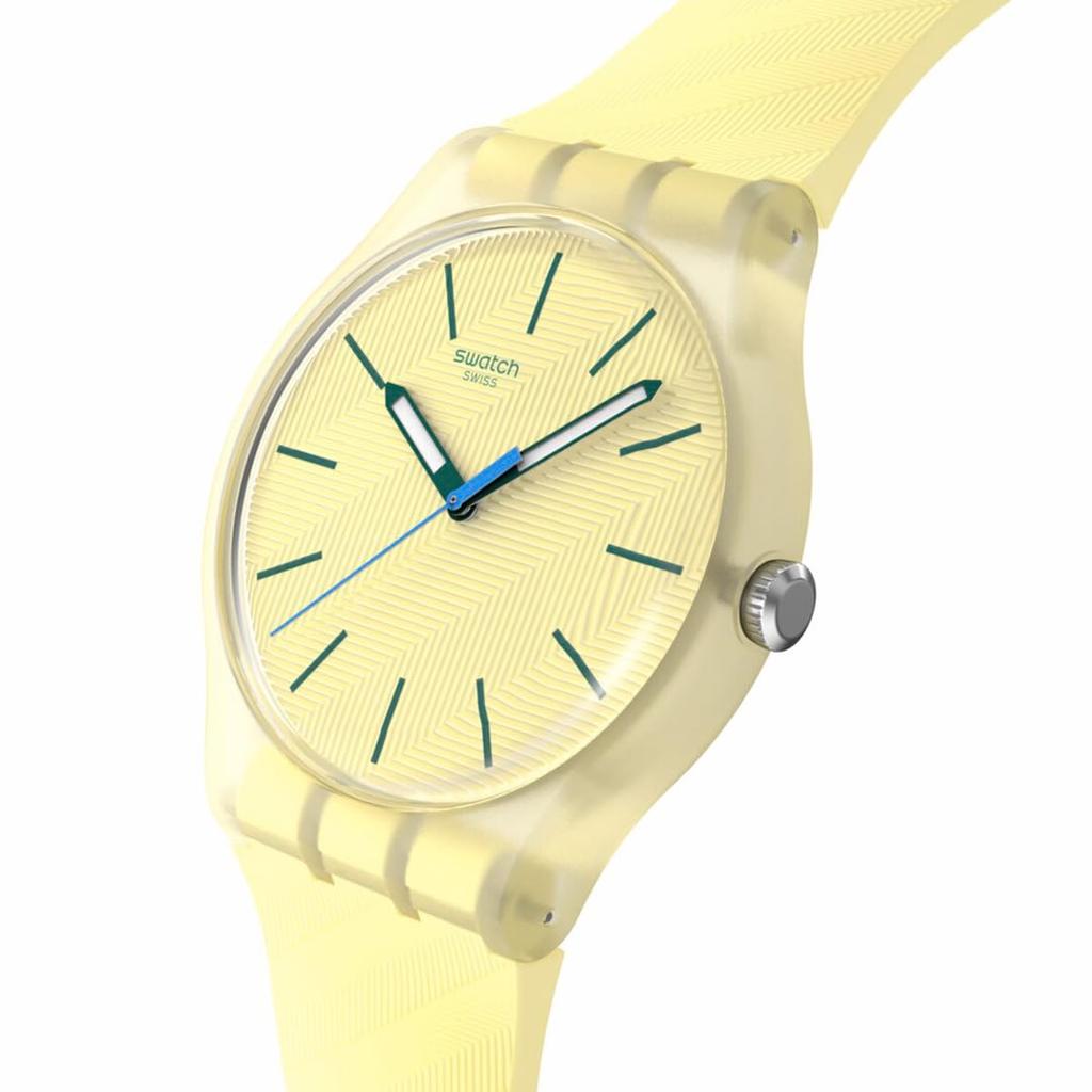 Zegarek Swatch Citrus Tilt Żółty, SO29J102,