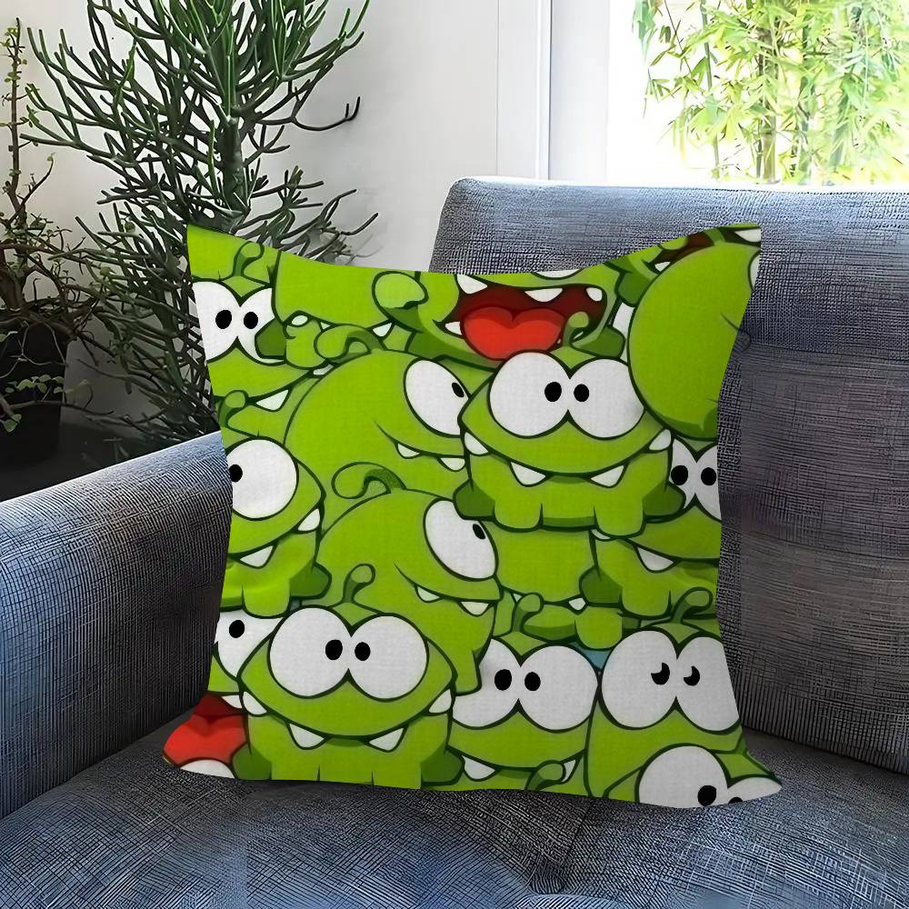 Anime O-O-Om Fun Nom Stories Maple Design Cushion Cover Happy Autumn Harvest Decor Holiday Decorati Pillow Cover