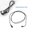 10 Stück Hörgerätekabel Dreiadriges Kopfhörerkabel Gedrehtes Seil Ersatzempfängerkabel Schwarz