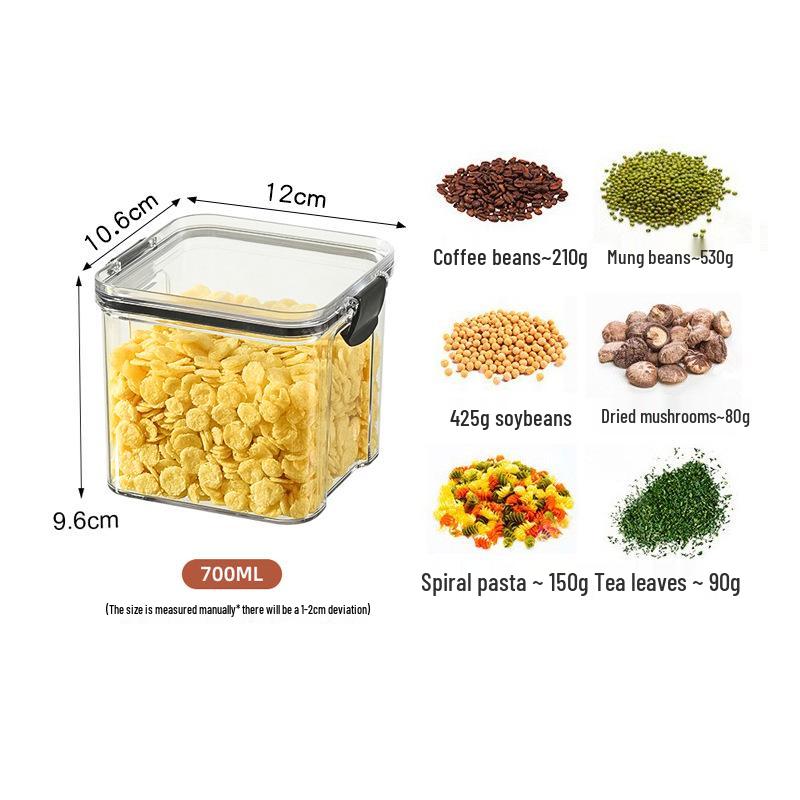 Moisture-Proof Sealed Jar for Dry Goods, Dried Fruit & Grain Storage