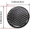 Car Cup Holder Coaster, 2 PCS Carbon Fiber Non-Slip Embedded Coasters, Universal 2.75 Inch Cup Holder ert Coaster Pad, Non-Slip Bottle Pad Embedded