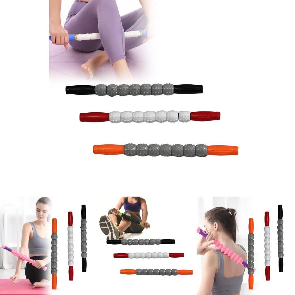 Yoga Massage Roller With Seven Spiky Balls For Muscle Relief And Flexibility