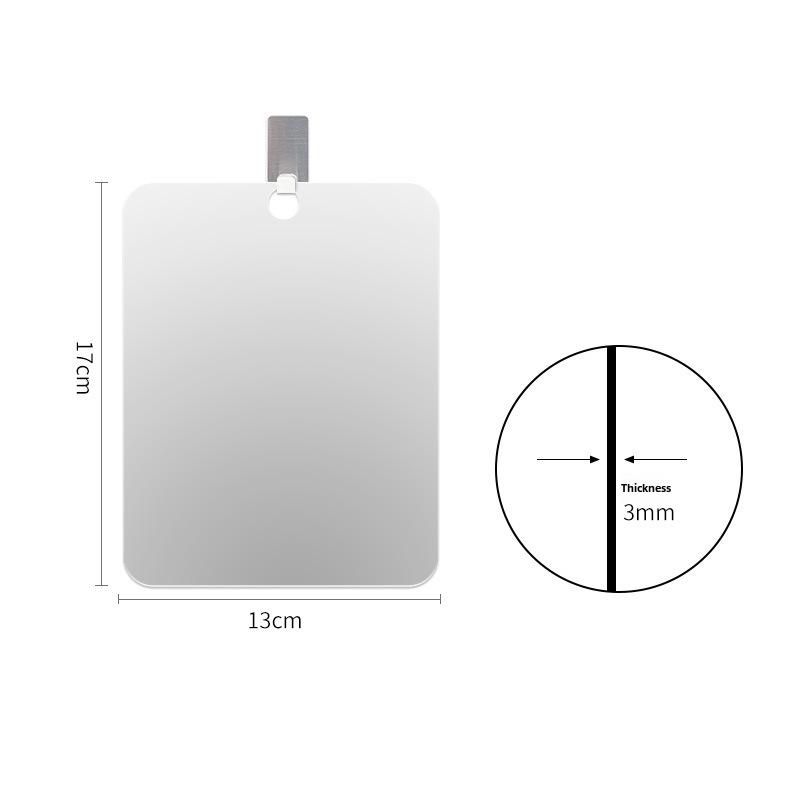 

Акрилове дзеркало для гоління у ванній кімнаті з захистом від запотівання для чоловіків