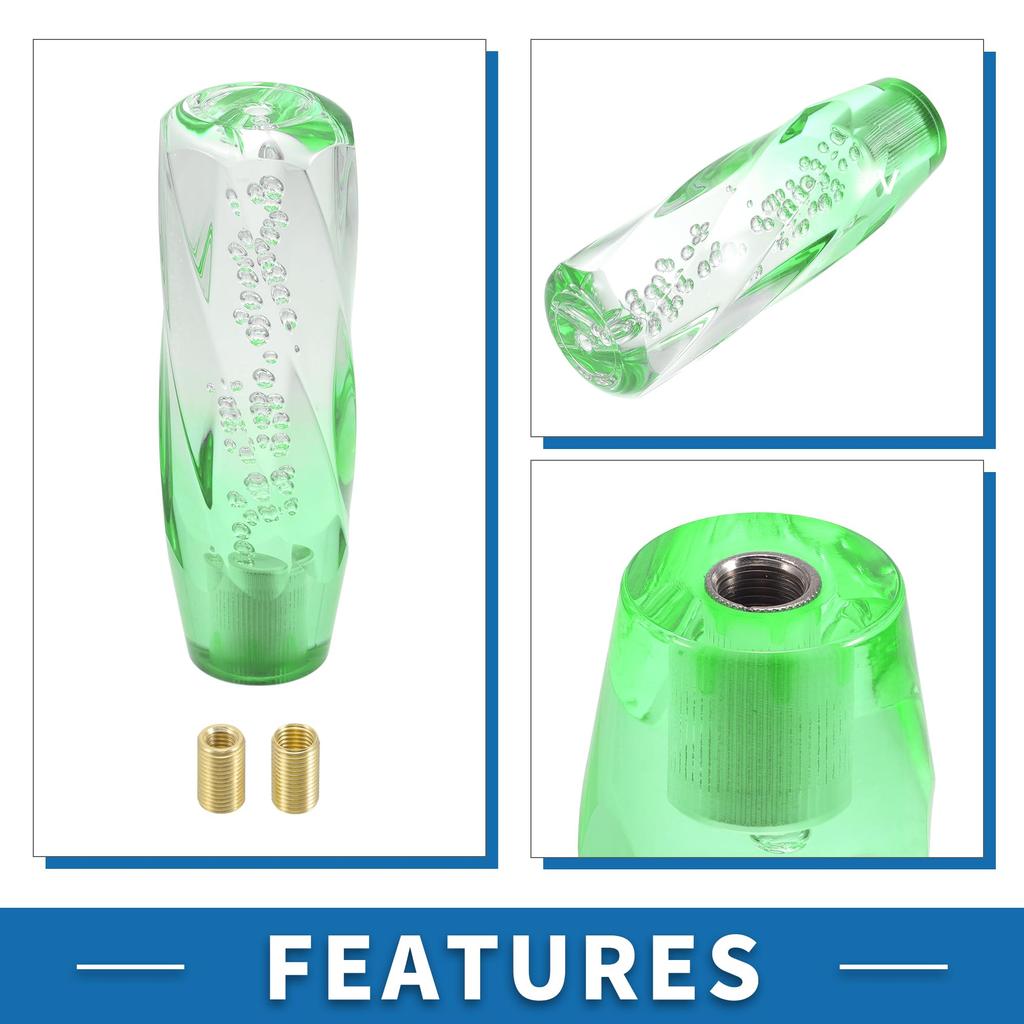 Ein ABSOPRO Universal-Schaltknauf 15 cm Schalthebelknauf mit 2 Adaptern für