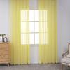 1pcs Beautiful Home Decoration Curtain Translucent Solid Color Gauze Curtains Gorgeous Hotel Living Room Decor Window Blind