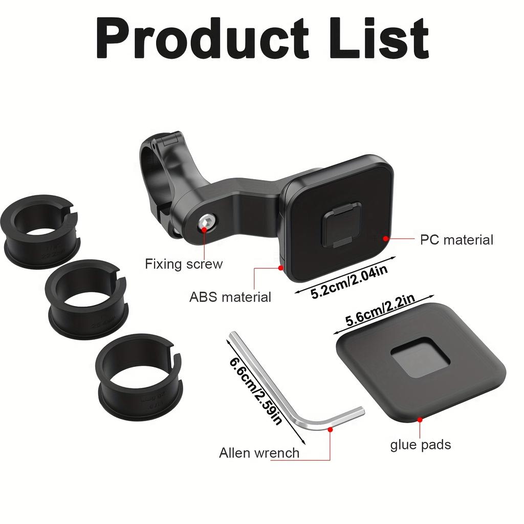 Magnetic Bike Phone Mount Bicycle Riding Bracket Navigation Shockproof Equipment