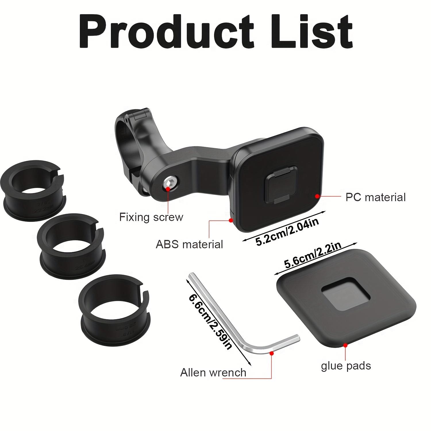 

Magnetic Bike Phone Mount Bicycle Riding Bracket Navigation Shockproof Equipment чёрный