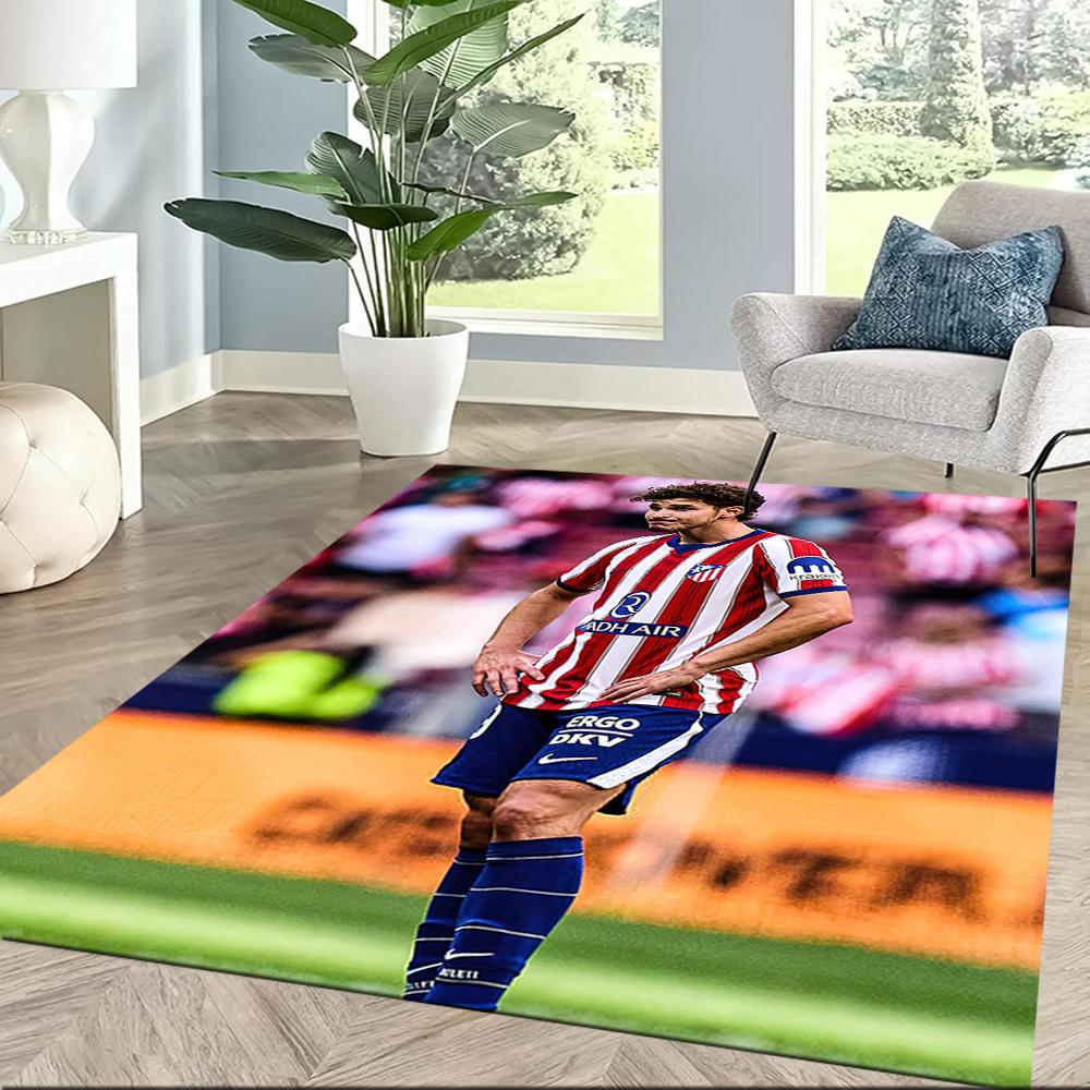 Atletico Madrid Floor Mat Suitable For Study Room Dining Room Game Room Playrooms Antislip Rug Office Home Decor Birthdaychristmas Gift