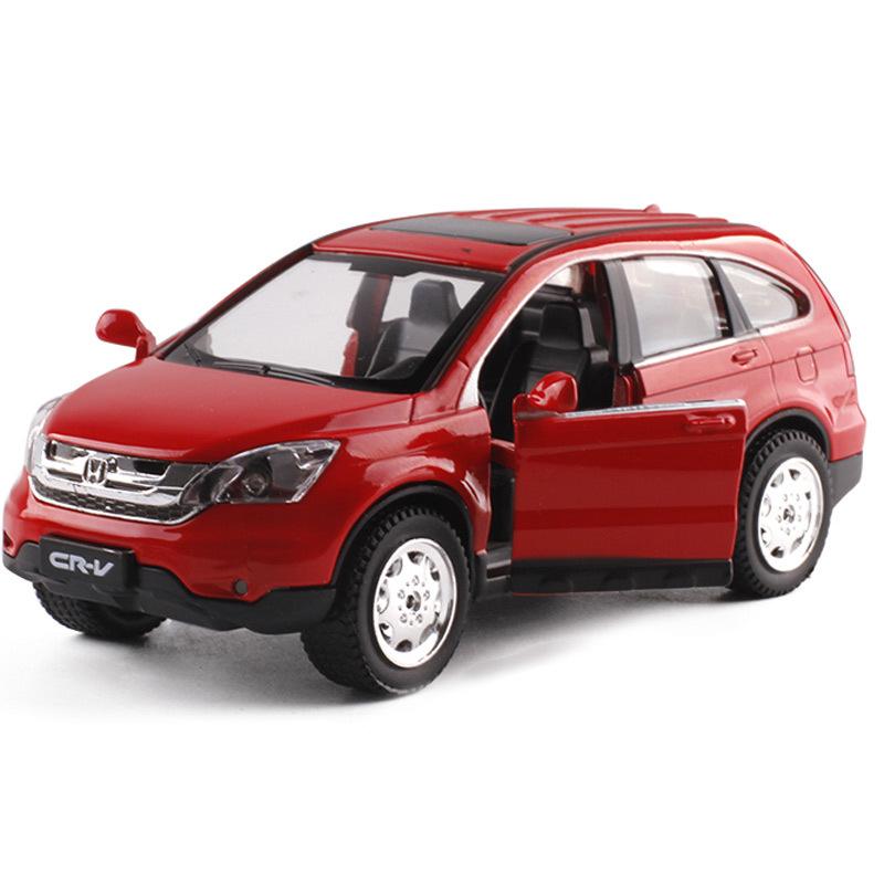 1/32 Honda CRV SUV Car Model Alloy Car Die-cast Toy Car Model Sound and Light Children's Toy Collectibles Gift