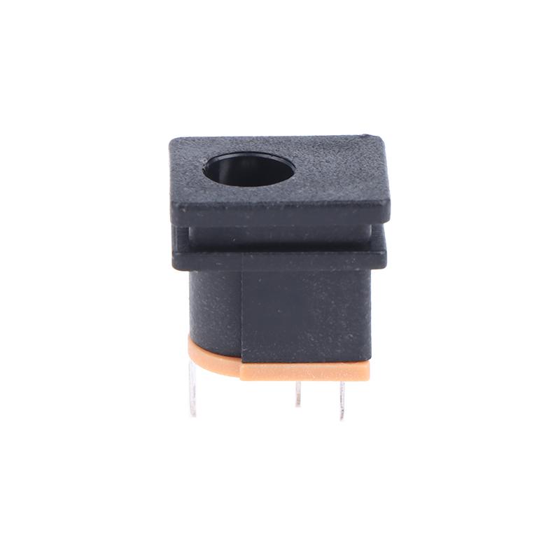 10Pcs Dc Power Socket Dc-015 Jack With Screw Hole 5.5-2.1 Mm / 5.5-2.5Mm Square Panel Mounting 5.5X2.1Mm / 5.5X2.5Mm