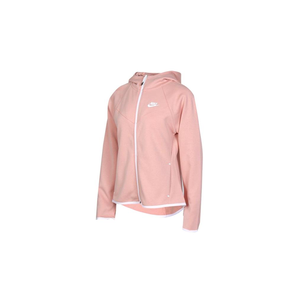 Nike Sportswear Tech Fleece Hooded Jacket Women Jackets Light-Pink BV3456-606