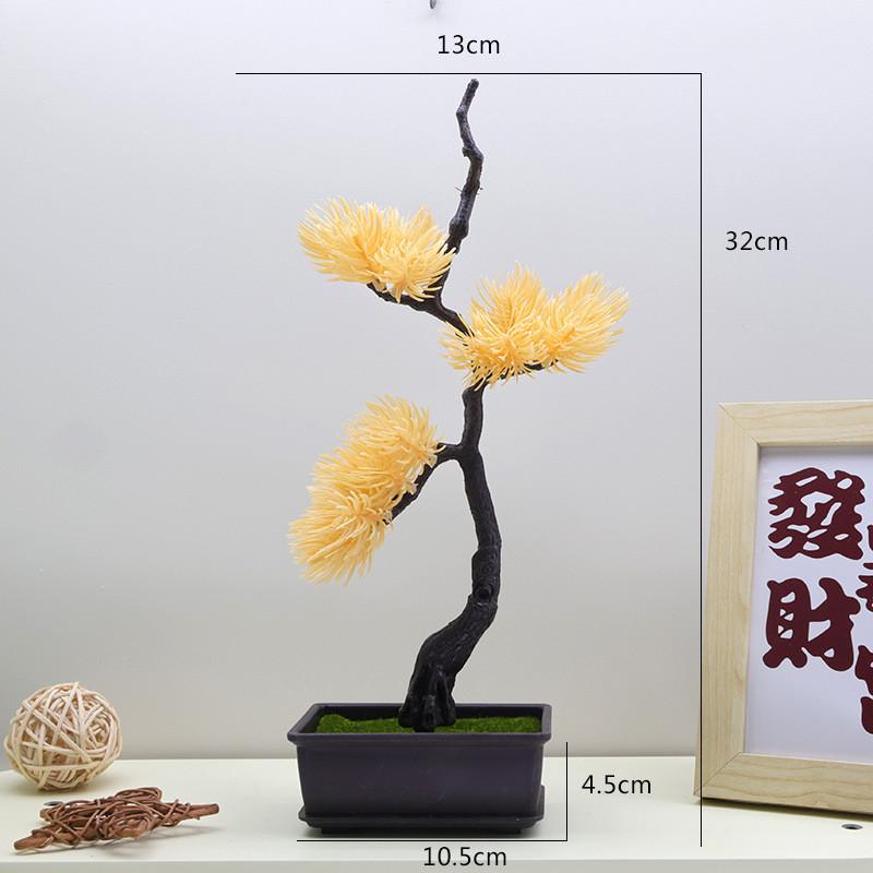 Densata Artificial Pinus Pineneedle Greenery Landscape Decor For Living Room