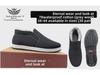 Men's Winter Waterproof Gray Wool Cotton Shoes