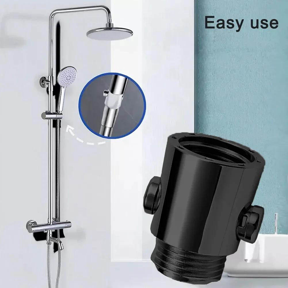 Shower Head Control Switch Flow Water Stop Valve Shower Heads Button Pause Flow Regulator Stop Switch Bathroom Accessories