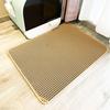 Cat Litter Box Mat Cushioned Mesh Cat Toilet Mat Cat Litter Trapping Mat Scatter Control Mat for Less Mess