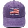 DON T LET THE OLD MAN IN Embroidered baseball cap retro dad hat European and American men's and women's casual