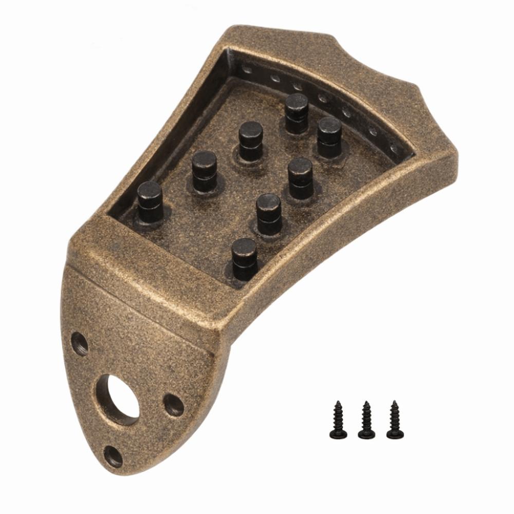Bronze Mandolin Bridge Noise-Free Musical Instruments Accessories 8 String Mandolin
