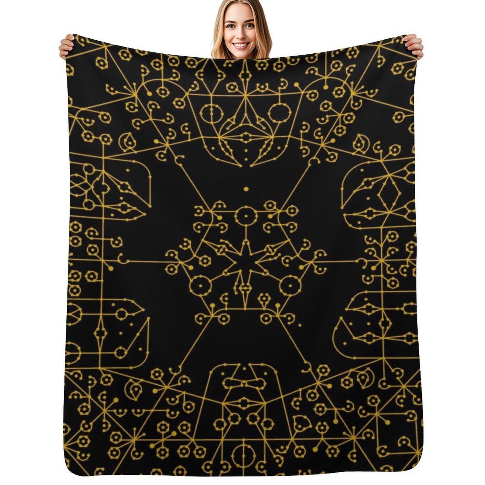 path of exile passive skill tree Throw Blanket Cozy Throw Blanket for Bed Sofa Chair Size: 75*100cm, Weight: 230 GSM