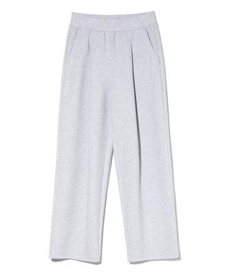RAYFIKERS Wide One-Pleat Sweatpants Melange Grey (Mp6Pu181-097)