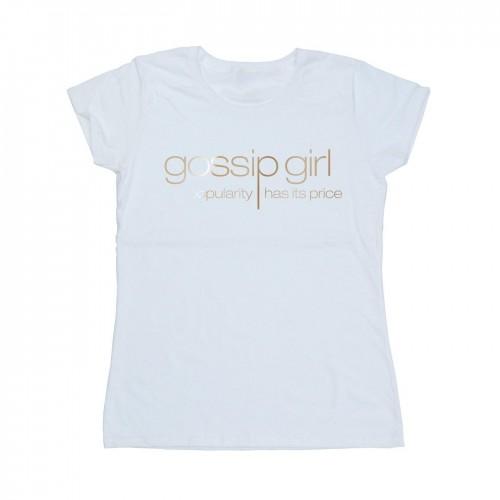 Gossip Girl Womens/Ladies Gold Logo Cotton T-Shirt