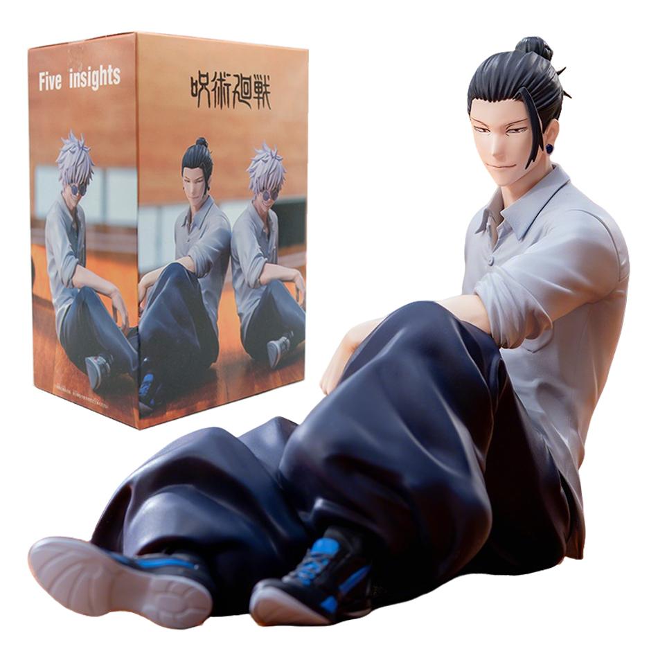 NOU În Stoc Jujutsu Kaisen 10cm Gojo Satoru Geto Suguru Figurină de Acțiune PVC Jucării Kawaii Păpuși Anime Cadou de Ziua de Naștere