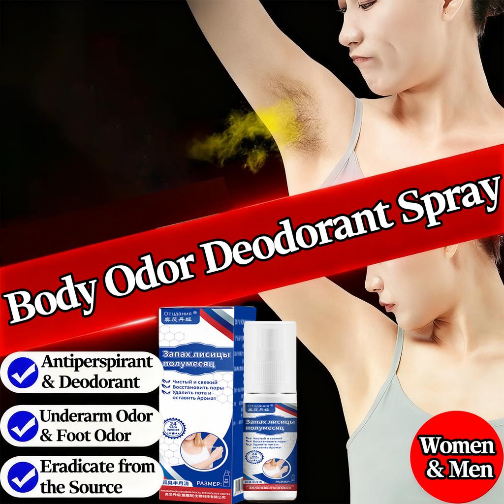 Armpit Odor Deodorant Perfume Spray–Effective for Stopping Sweating,Removing Body Odors,Resisting Foot Odor&Providing Lasting Fragrance (Women&Men)