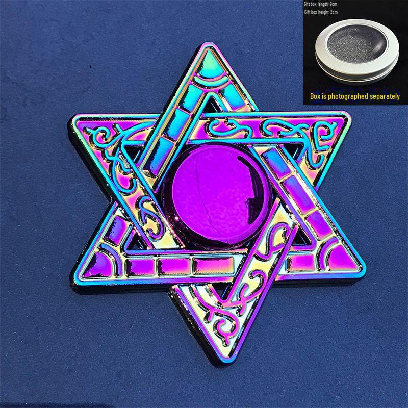 

Светящийся металлический гироскоп на палец - крутая, красочная игрушка для декомпрессии для детей и студентов