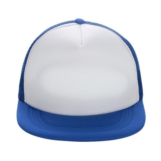 Unisex-Mesh-Baseballmütze, Blanko-Visierhut, verstellbar