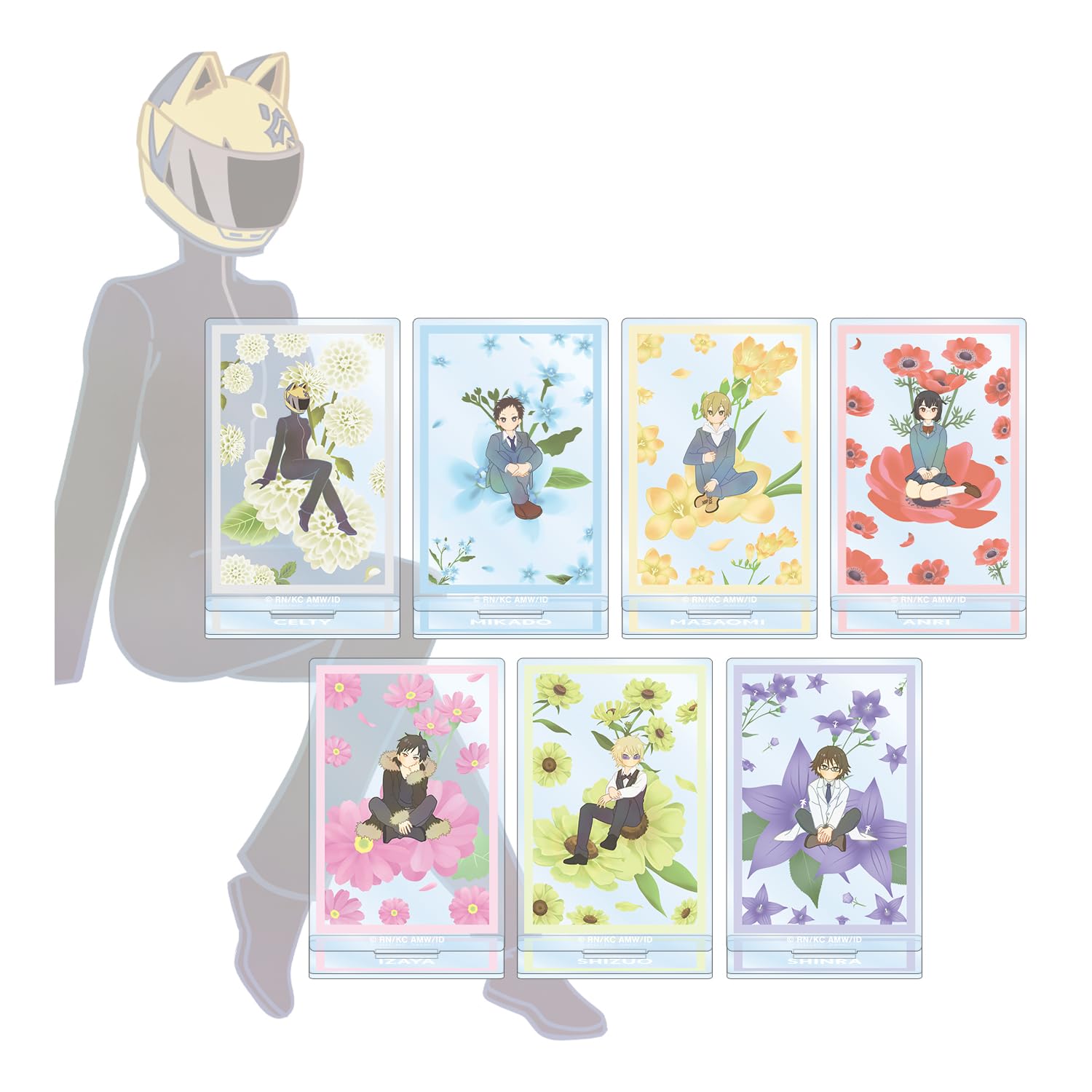 

Акриловая подставка TV Anime x Trading Botania Durarara!! 2 7-секционный
