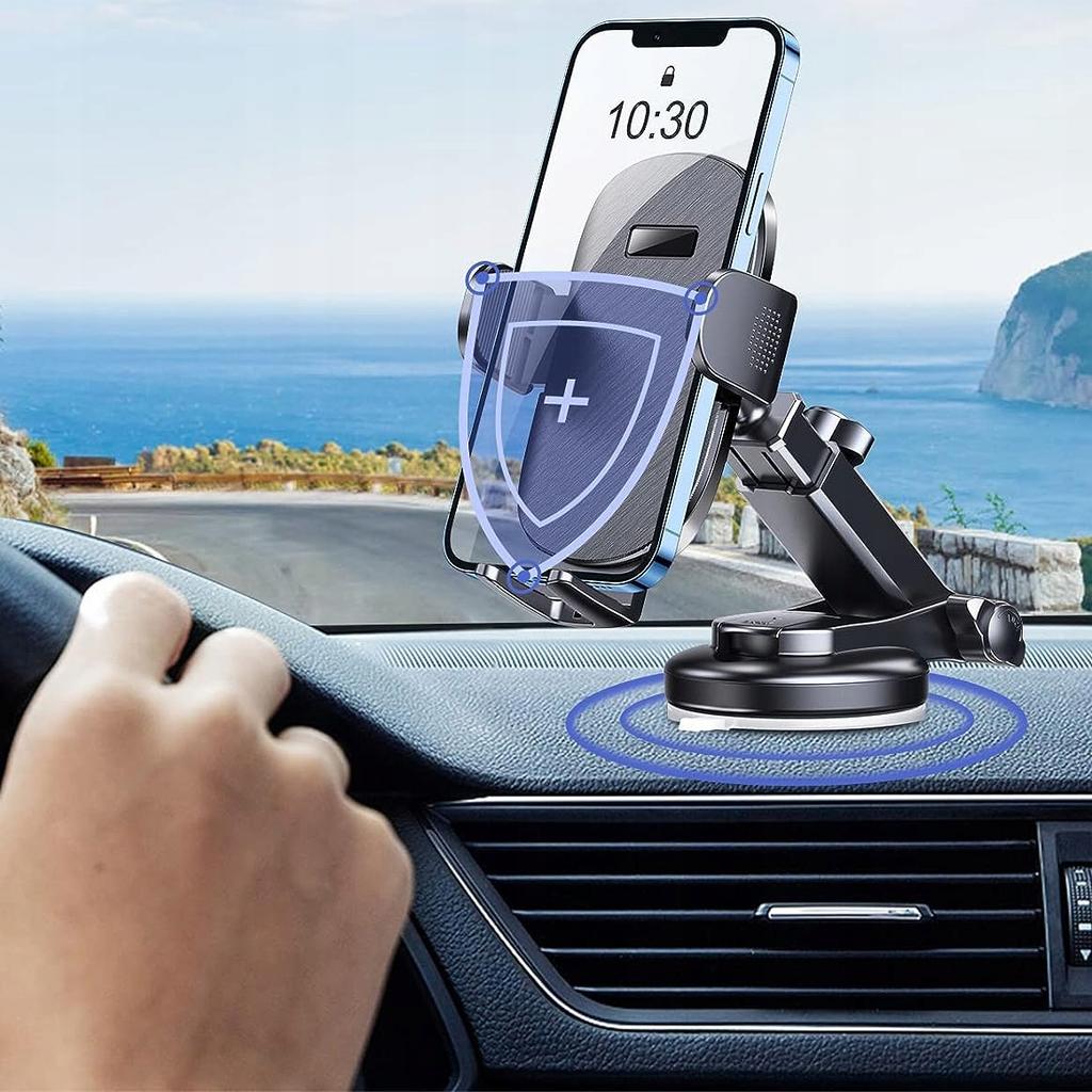 Car Phone Holder For Cockpit Windshield Length Adjustment U1