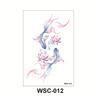 WSC Waterproof Non-Reflective Flower & Butterfly Tattoo Sticker