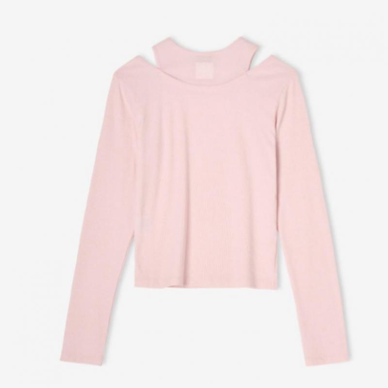 New Balance Women S Soft Ribbed Cutout Long Sleeve Tee B1 Nbndf2w312 25 60