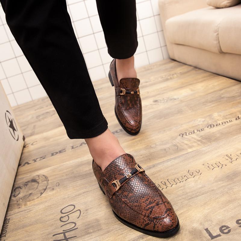 Fashion Brand Cowhide Leather Shoes Lightweight MaleAll-match Loafers 2024 new Leather Men's Casual Flats Classic Men Shoes For Wedding