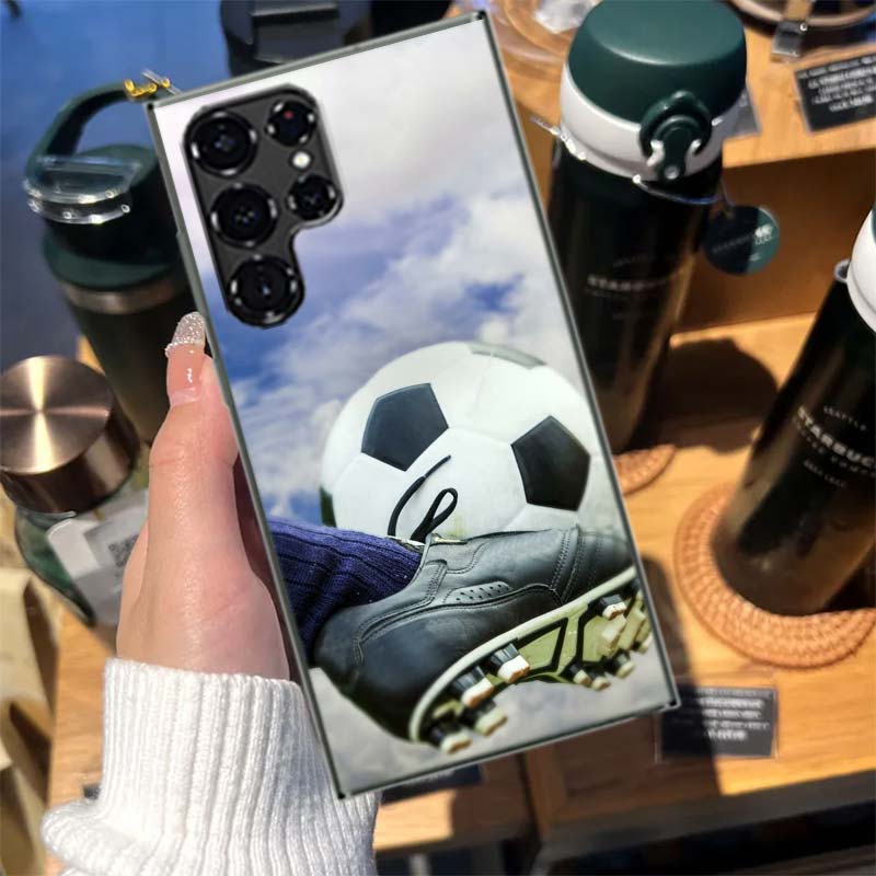 

Football Field Cases Phone Case for Samsung Galaxy S26 Ultra S25 Edge S24 S23 FE S21 Plus S20 S22 S10 Cover TPU Capa Shell Shock Samsung S26 5G