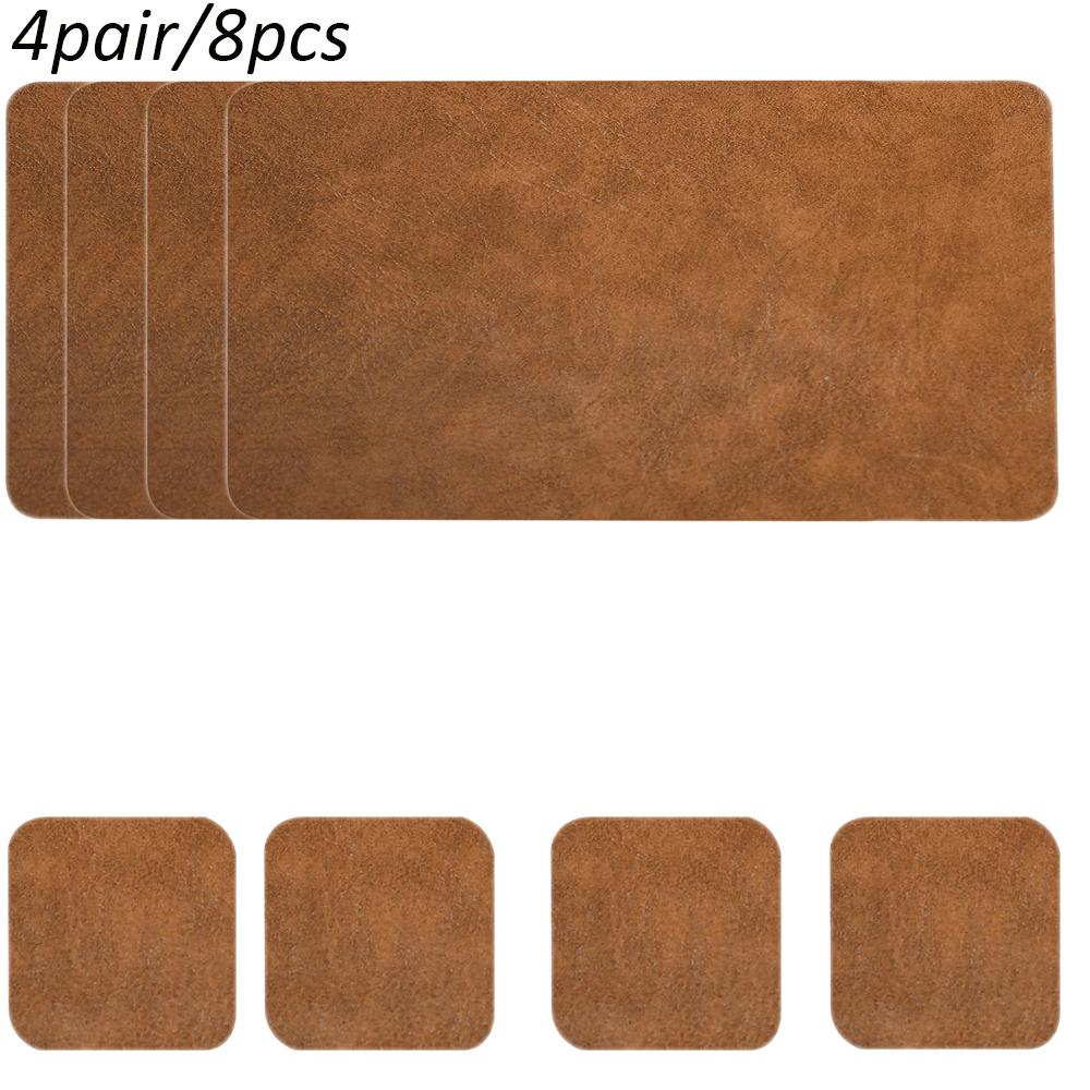 

Подставки под приборы из кожи, наборы из воловьей кожи, водонепроницаемые, маслостойкие, широкое применение, бытовые, ресторанные, изолирующие коврики для стола 44.5x30cm