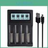 Palo Зарядное устройство 4 USB Многофункциональное Умное Быстрое Зарядное устройство Для 37v Перезаряжаемой Литиевой Батареи 14500163501850018650
