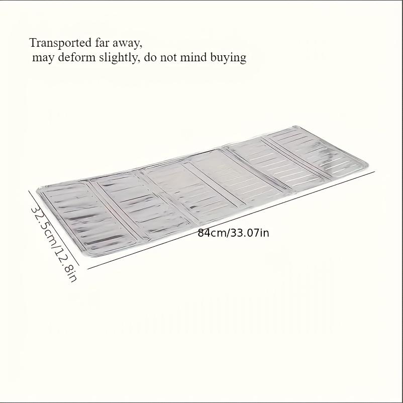 

Складная защита от брызг с антипригарным покрытием для плиты — защитите столешницы и стены во время готовки с легкостью