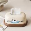 Cream Style Desktop Tissue Box Decorative Tissue Rack Napkin Box Napkin Holder  Coffee Table