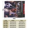 Scream Movie Horror Blanket Quality Warm Soft  Throw Blanket Winter Child Couch Bed Print Bedspread