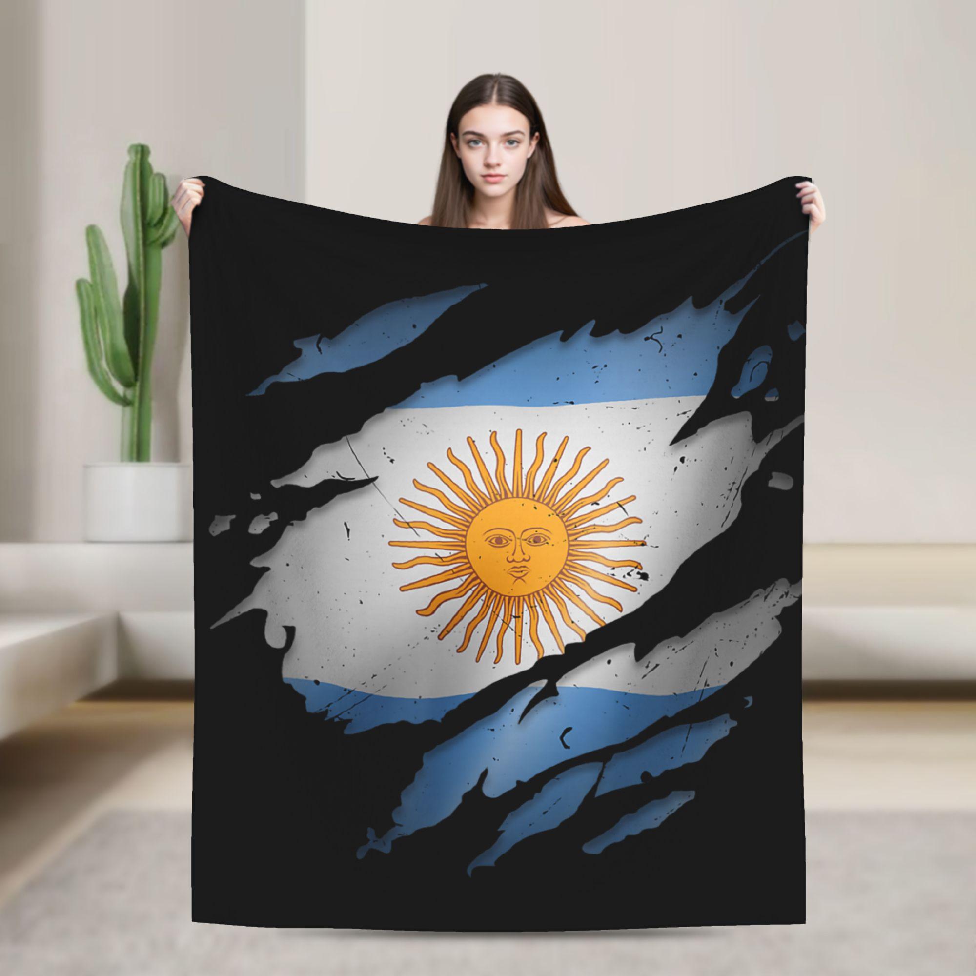 

Argentinian Capybara Argentina Flag Sunglasses Argentine Blanket Warm Plush Throw Blanket For Flannel Bedspread Bed Cover 75x100cm (30x40inch)