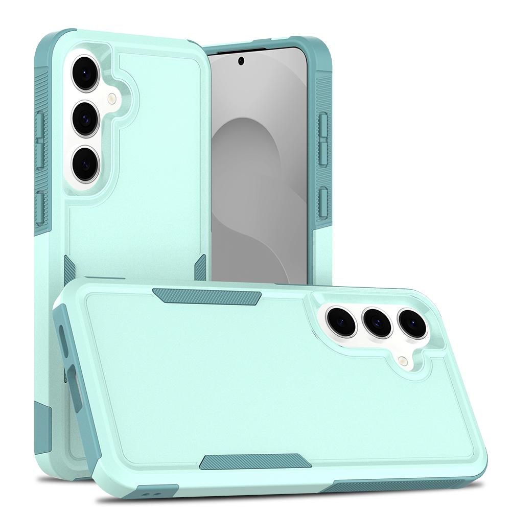 

Противоударный чехол для Samsung Galaxy S25 FE S25Plus S25+ S25Ultra S25Edge S25FE Фунда TPU+PC Двухслойная защита Чехол для мобильного телефона for Galaxy S25 FE светло-зеленый