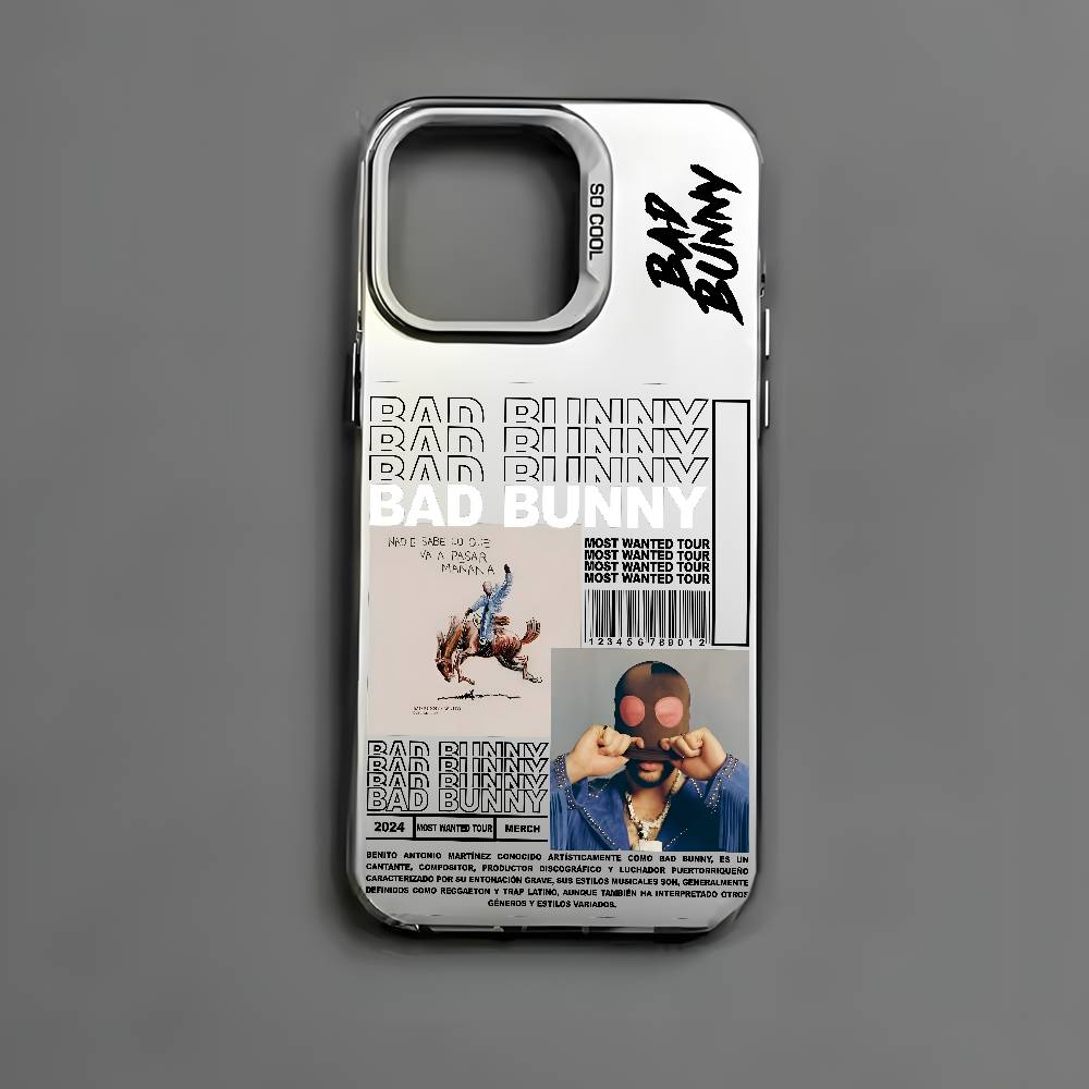

B-Bad Bunny Art Album Phone Case For iPhone 17 16e 16 15 14 13 12 11 mini Pro Max X XR XSMAX 8 7 Air Plus Anti Fall Matte Cover iPhone XSMax