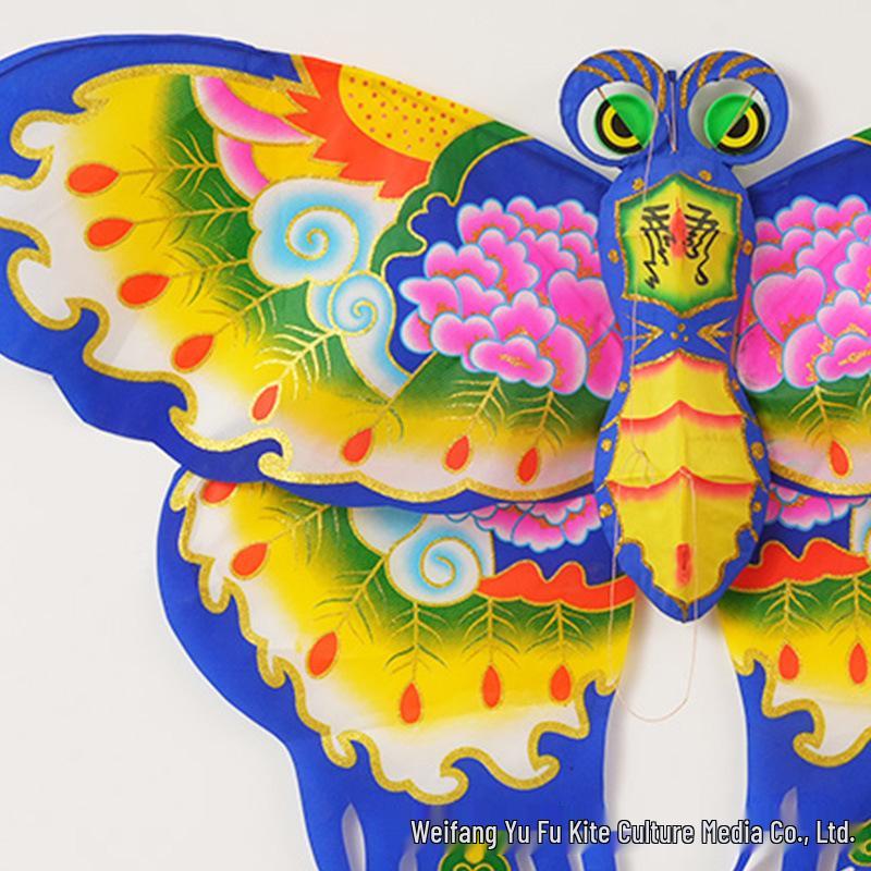Handmade Double-Layer Colorful Butterfly Kite for Kids - Easy To Fly Outdoors